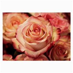 Roses-flowers-rose-bloom-petals Large Glasses Cloth