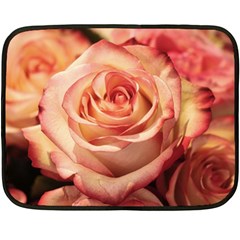 Roses-flowers-rose-bloom-petals Fleece Blanket (Mini)