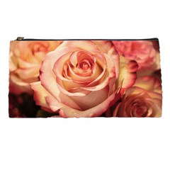 Roses-flowers-rose-bloom-petals Pencil Case by Sapixe