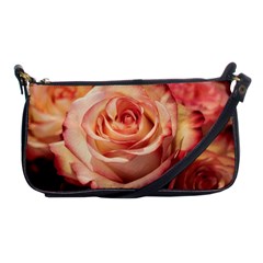 Roses-flowers-rose-bloom-petals Shoulder Clutch Bag