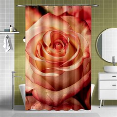 Roses-flowers-rose-bloom-petals Shower Curtain 48  X 72  (small)  by Sapixe