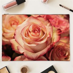 Roses-flowers-rose-bloom-petals Cosmetic Bag (XXL)