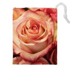 Roses-flowers-rose-bloom-petals Drawstring Pouch (5XL)