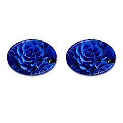 Roses-flowers-plant-romance Cufflinks (oval) by Sapixe