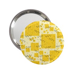 Party-confetti-yellow-squares 2 25  Handbag Mirrors by Sapixe