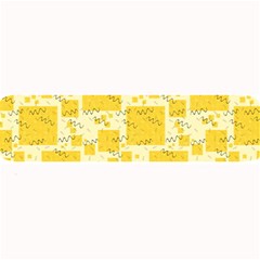 Party-confetti-yellow-squares Large Bar Mats by Sapixe