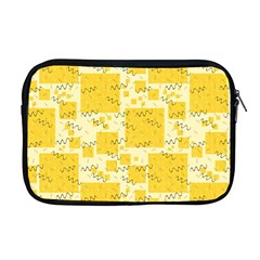 Party-confetti-yellow-squares Apple Macbook Pro 17  Zipper Case by Sapixe