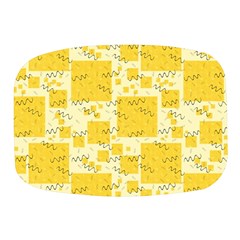 Party-confetti-yellow-squares Mini Square Pill Box by Sapixe