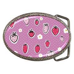 Juicy Strawberries Belt Buckles by SychEva