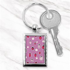 Juicy Strawberries Key Chain (rectangle) by SychEva