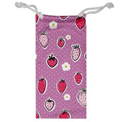 Juicy Strawberries Jewelry Bag by SychEva