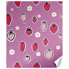 Juicy Strawberries Canvas 8  X 10  by SychEva