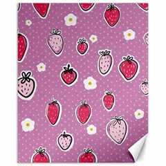 Juicy Strawberries Canvas 16  X 20  by SychEva