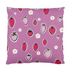 Juicy Strawberries Standard Cushion Case (two Sides) by SychEva