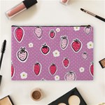 Juicy Strawberries Cosmetic Bag (Large) Back