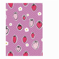 Juicy Strawberries Small Garden Flag (two Sides) by SychEva