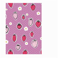 Juicy Strawberries Large Garden Flag (two Sides) by SychEva