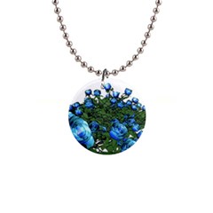 Flowers-roses-rose-nature-bouquet 1  Button Necklace by Sapixe