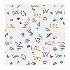 Doodle Pattern Medium Glasses Cloth by Sapixe