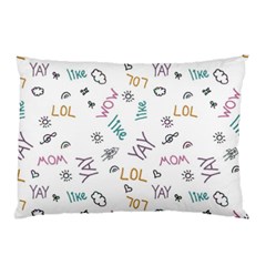 Doodle Pattern Pillow Case by Sapixe