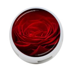 Rose-red-rose-red-flower-petals-waves-glow 4-port Usb Hub (two Sides) by Sapixe