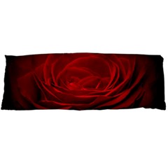 Rose-red-rose-red-flower-petals-waves-glow Body Pillow Case Dakimakura (two Sides) by Sapixe