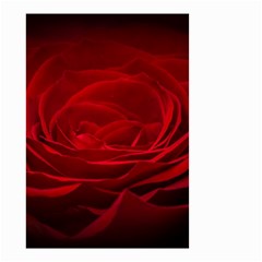 Rose-red-rose-red-flower-petals-waves-glow Small Garden Flag (two Sides) by Sapixe