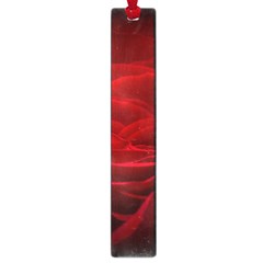 Rose-red-rose-red-flower-petals-waves-glow Large Book Marks by Sapixe