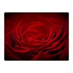 Rose-red-rose-red-flower-petals-waves-glow Double Sided Flano Blanket (mini)  by Sapixe