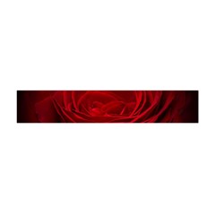 Rose-red-rose-red-flower-petals-waves-glow Flano Scarf (mini) by Sapixe