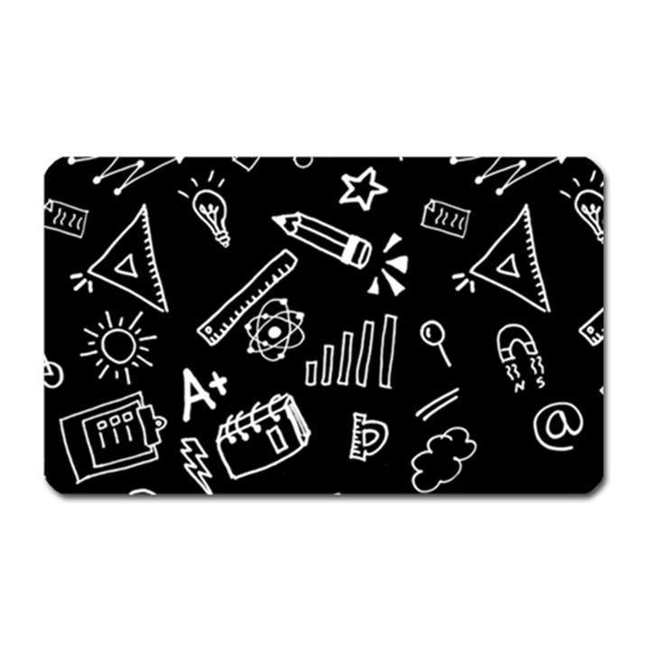 Knowledge-drawing-education-science Magnet (Rectangular)