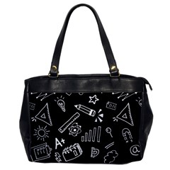 Knowledge-drawing-education-science Oversize Office Handbag by Sapixe