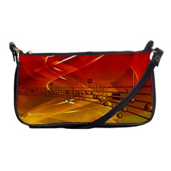 Music-notes-melody-note-sound Shoulder Clutch Bag by Sapixe