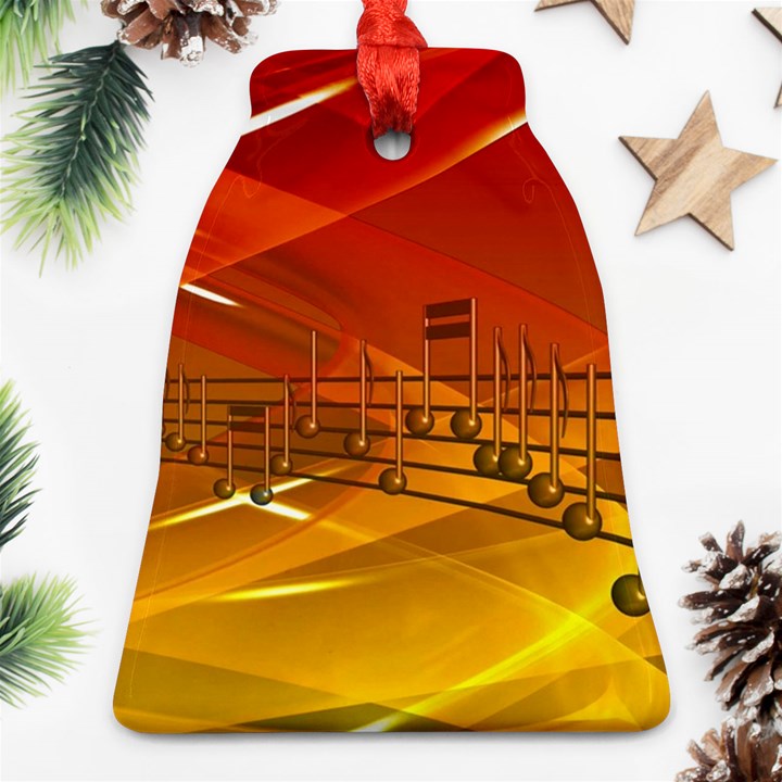 Music-notes-melody-note-sound Ornament (Bell)