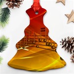 Music-notes-melody-note-sound Christmas Tree Ornament (Two Sides) Front