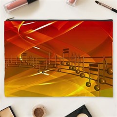 Music-notes-melody-note-sound Cosmetic Bag (xxxl) by Sapixe