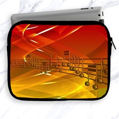 Music-notes-melody-note-sound Apple Ipad 2/3/4 Zipper Cases by Sapixe