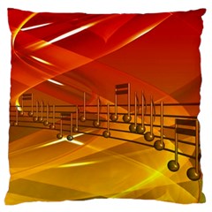 Music-notes-melody-note-sound Standard Flano Cushion Case (one Side) by Sapixe