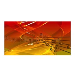 Music-notes-melody-note-sound Satin Wrap by Sapixe