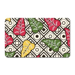 Leaves Foliage Batik Seamless Magnet (rectangular) by Sapixe