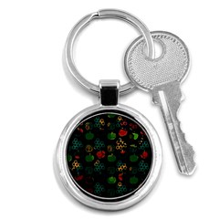 Apples Honey Honeycombs Pattern Key Chain (round) by Sapixe