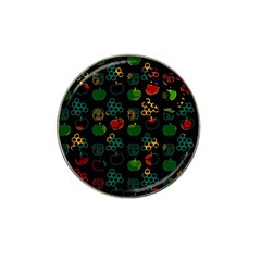 Apples Honey Honeycombs Pattern Hat Clip Ball Marker (4 Pack) by Sapixe