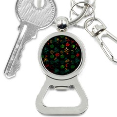 Apples Honey Honeycombs Pattern Bottle Opener Key Chain by Sapixe