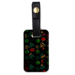 Apples Honey Honeycombs Pattern Luggage Tag (one Side) by Sapixe