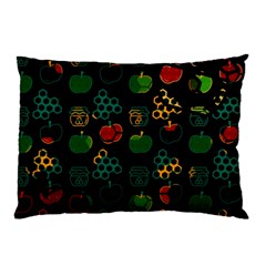 Apples Honey Honeycombs Pattern Pillow Case (two Sides) by Sapixe