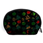 Apples Honey Honeycombs Pattern Accessory Pouch (Large) Front