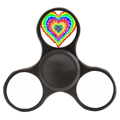 Tie Dye Heart Colorful Prismatic Finger Spinner by Sapixe