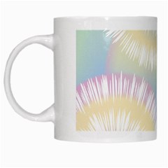 Tie Dye Pattern Colorful Design White Mugs by Sapixe