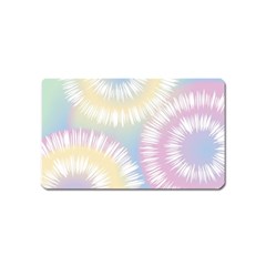 Tie Dye Pattern Colorful Design Magnet (name Card) by Sapixe