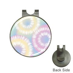 Tie Dye Pattern Colorful Design Hat Clips With Golf Markers by Sapixe